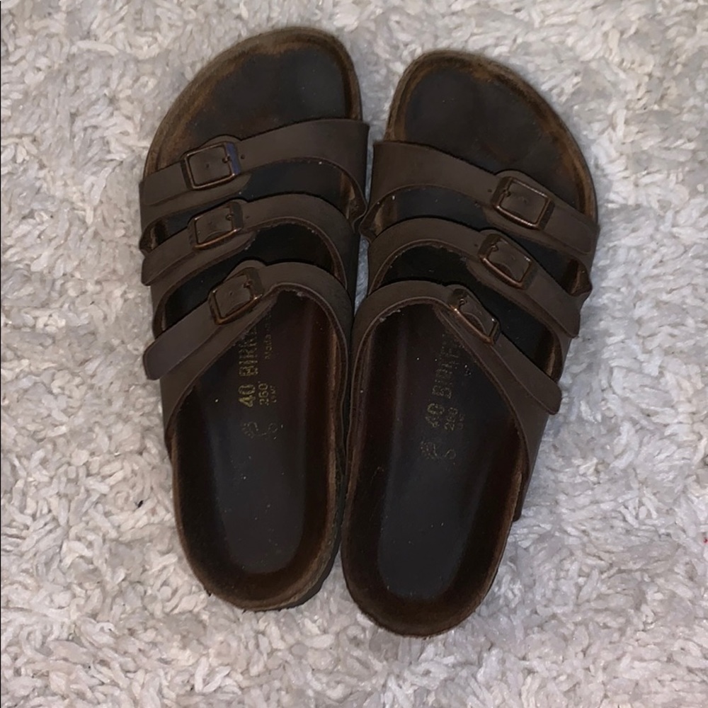 Three strap Birkenstock’s